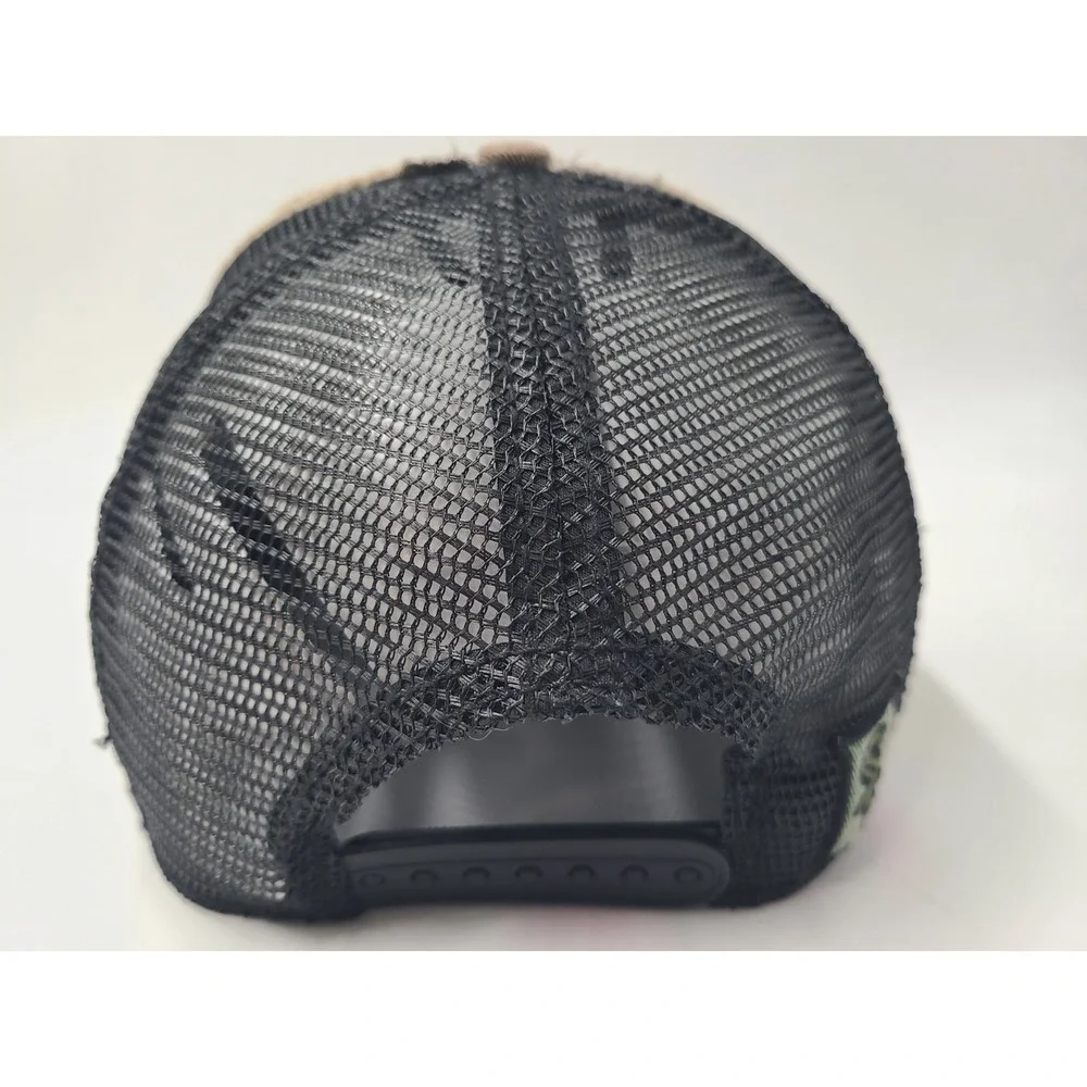 Chicago White Sox Hat Cap Camo New Era Mesh Trucker Snapback Men MLB Green Black